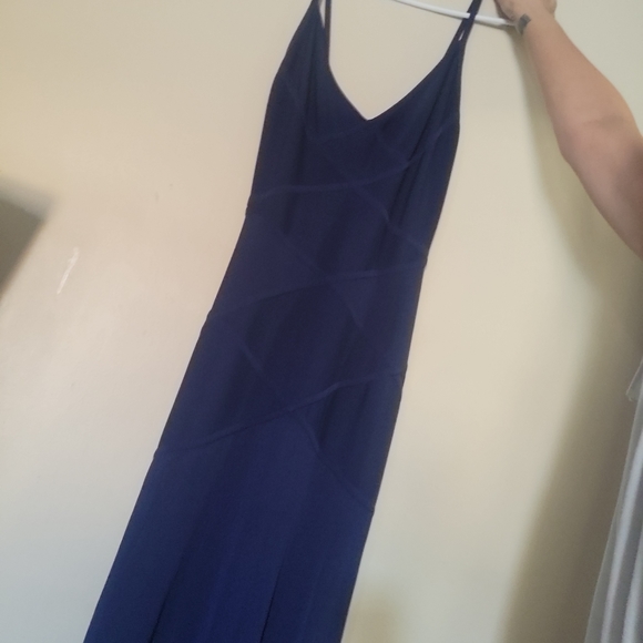 Herve Leger blue dress NWOT. - Picture 2 of 7